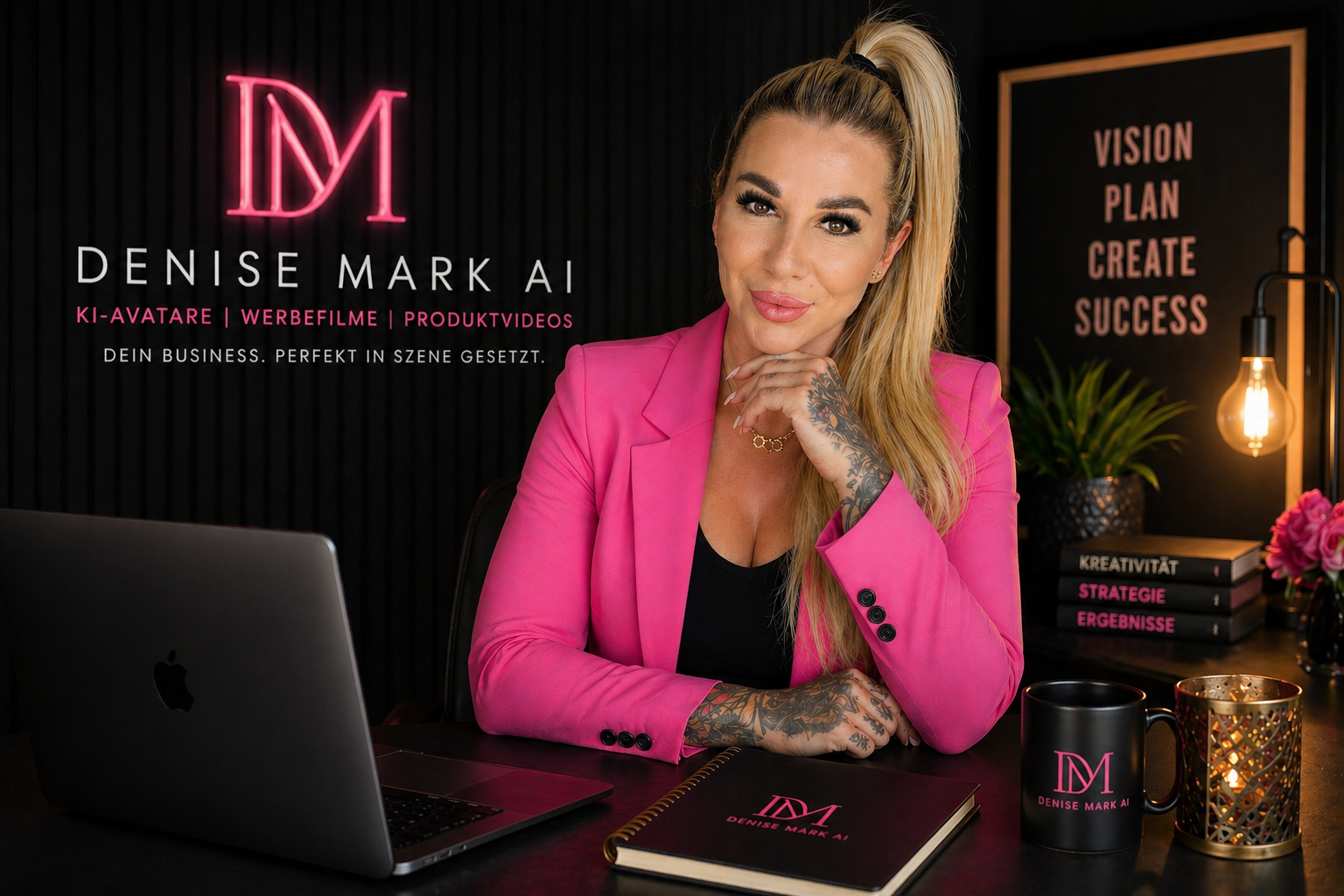 Denise Mark AI — KI-Avatare, Werbefilme, Produktvideos